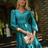 STAR DRESS EMERALD GREEN