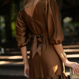 STAR DRESS MOCHA MOUSSE