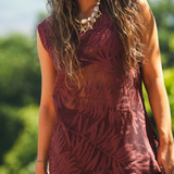 ZAFIRA TUNIC BORDEAUX