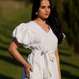 HERMOSA DRESS WHITE