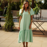 VESTIDO ESTRELLA ROSA MELOCOTÓN