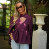 BEM ME QUERO BLOUSE BORDEAUX
