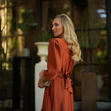 STAR DRESS TERRACOTA