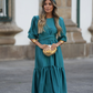 STAR DRESS EMERALD GREEN