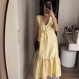 DREAMY DRESS BUTTER YELLOW