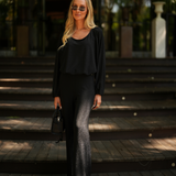 SPARKLE PANTS BLACK