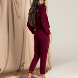 BELIEVE TRACKSUIT BORDEAUX