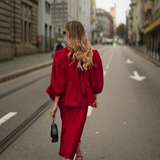 BEM ME QUERO BLOUSE RED VELVET