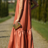 VESTIDO ELEONORA MELOCOTÓN