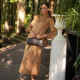 BEM ME AMO DRESS - GOLD