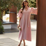 SERENA DRESS ROSE NUDE