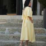 SERENA DRESS BUTTER YELLOW