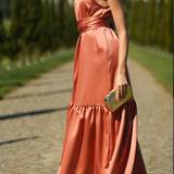 VESTIDO ELEONORA MELOCOTÓN