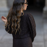 LUNA BLOUSE CHOCOLAT