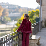 MARGOT COAT BORDEAUX