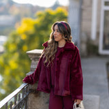MARGOT COAT BORDEAUX