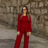 ELEVATE BLOUSE CHERRY