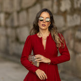 ELEVATE BLOUSE CHERRY