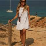 BALLOON DRESS WHITE