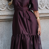 STAR DRESS BORDEAUX