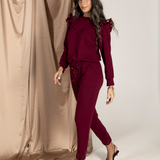 BELIEVE TRACKSUIT BORDEAUX
