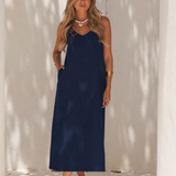 SUNSET DRESS CHOCOLATE