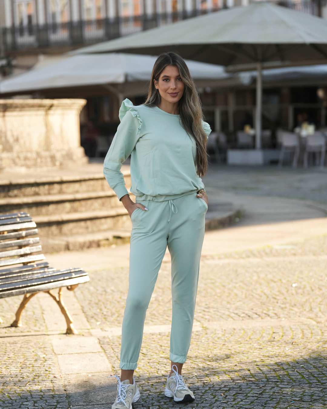 BELIEVE TRACKSUIT PATINA GREEN