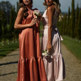 VESTIDO ELEONORA MELOCOTÓN