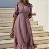 AMBAR DRESS ROSA MALVA