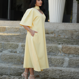 SERENA DRESS BUTTER YELLOW