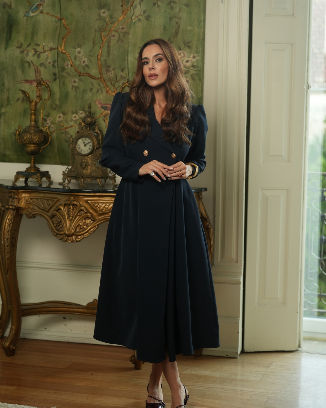 FEMME DRESS & COAT MARITIME BLUE