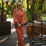 FÉNIX JUMPSUIT TERRACOTA-FALL VERSION