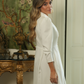 FEMME DRESS & COAT WHITE