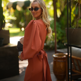 FÉNIX JUMPSUIT TERRACOTA-FALL VERSION
