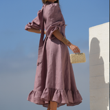 AMBAR DRESS ROSA MALVA