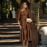 STAR DRESS MOCHA MOUSSE