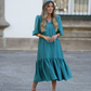 STAR DRESS EMERALD GREEN