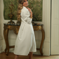 FEMME DRESS & COAT WHITE