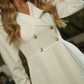 FEMME DRESS & COAT WHITE