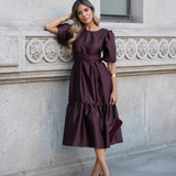 STAR DRESS BORDEAUX
