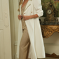 FEMME DRESS & COAT WHITE