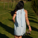 ALBA DRESS SKY BLUE