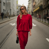 BEM ME QUERO BLOUSE RED VELVET