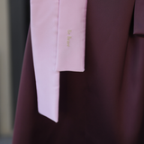 BRAVE DRESS BORDEAUX & ROSE