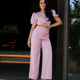 FENIX SATIN JUMPSUIT BARBIE