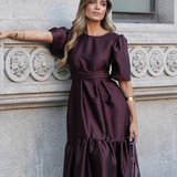 STAR DRESS BORDEAUX