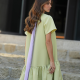 VESTIDO TRUST LIMA Y LAVANDA