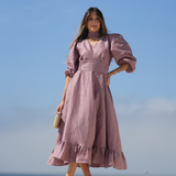 AMBAR DRESS ROSA MALVA