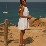 BALLOON DRESS WHITE