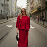 BEM ME QUERO BLOUSE RED VELVET